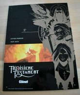 Troisième Testament - De Dorisson Et Alice - Glénat - Plaque Métal Embouti - Serigrafia & Litografia