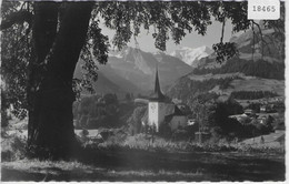 Frutigen - Kirche Mit Balmhorn U. Altels - Frutigen