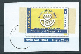 ESPAGNE SPANIEN SPAIN ESPAÑA 2022 LABEL PREFRANCHED ENVELOPE RATE A USED - Fiscaux-postaux