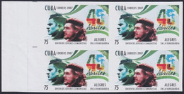 2007.714 CUBA 2007 75c MNH IMPERFORATED PROOF UJC ERNESTO CHE GUEVARA. - Non Dentellati, Prove E Varietà