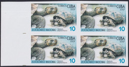 2007.710 CUBA 2007 2.05$ MNH IMPERFORATED PROOF VIRGEN KEY FAUNA ZOO TURTLE TORTUGA. - Sin Dentar, Pruebas De Impresión Y Variedades