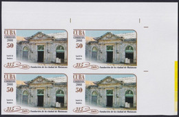 2008.411 CUBA 2008 50c MNH IMPERFORATED PROOF MATANZAS FOUNDATION BOMBEROS FIRE STATION FIREMAN. - Imperforates, Proofs & Errors