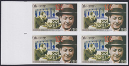 2008.421 CUBA 2008 1.05$ MNH IMPERFORATED PROOF CHESS AJEDREZ JOSE RAUL CAPABLANCA. - Imperforates, Proofs & Errors