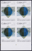 2009.449 CUBA 2009 75c MNH IMPERFORATED PROOF AMERICA ART VENEZUELA JESUS SOTO. - Non Dentellati, Prove E Varietà