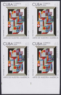 2009.450 CUBA 2009 65c MNH IMPERFORATED PROOF AMERICA ART HUNGARY VICTOR VASARELY. - Imperforates, Proofs & Errors