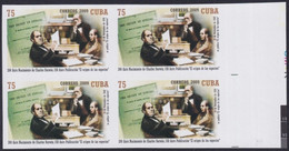 2009.458 CUBA 2009 75c MNH IMPERFORATED PROOF 200 ANIV CHARLES DARWIN ORIGEN DE LAS ESPECIES. - Imperforates, Proofs & Errors