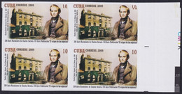 2009.460 CUBA 2009 10c MNH IMPERFORATED PROOF 200 ANIV CHARLES DARWIN. - Imperforates, Proofs & Errors