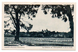 66 - Pyrénées Orientales / CANET -- Le Château De L'ESPARROU Vu De La Lande. - Canet En Roussillon