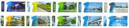 Finland 2014 Bridges Definitives Set Of 10 Stamps Mint - Ungebraucht