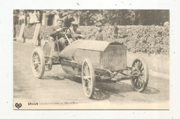 Cp, Reproduction, Automobile, BRAUN ,Autriche , Sur Sa MERCEDES - Voitures De Tourisme