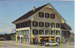 SUISSE - SERVION - AUBERGE RESTAURANT  DU CHEVAL BLANC - ANCIENNE AUTO AUTOMOBILE - Servion