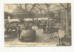 Cp, Reproduction, Automobile , Ets Gaudichet Et Turquet , LE MANS , Atelier De Forge - Autres & Non Classés