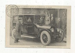 Cp, Reproduction, Automobile , Politique, 1919 , L'arrivée Du Président Wilson , Palais Du Luxembourg - Voitures De Tourisme