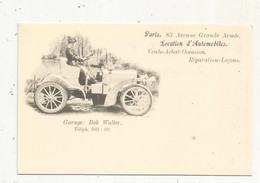 Cp, Reproduction, Automobile , Garage Bob Walter , Paris , 83 Avenue Grande Armée - Other & Unclassified