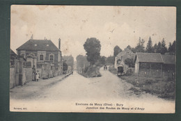 CP - 60 - Bury - Jonction Des Routes De Mouy Et D'Angy - Sonstige Gemeinden