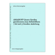 AMAHOFF Quarz Geoden Geschlossen Zum Selbstöffnen | Set Mit 5 Geoden Anleitung - Otros & Sin Clasificación