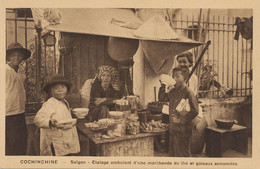 Tea And Cake Seller In Saigon Marchande De Thé Et Gateaux Annamites - Verkopers