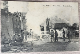 RARE - Mines D'Albi - Sortie Du Coke - Circulée 1907. TIMBRE TAXE - Albi