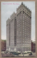 CPA USA - NEW YORK CITY - Hotel Vanderbilt - TB PLAN Etablissement CENTRE VILLE GRATTE CIEL BUILDINGS - Cafés, Hôtels & Restaurants