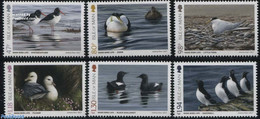 Isle Of Man 2017 Coastal Birds 6v, Mint NH, Nature - Birds - Ducks - Man (Ile De)