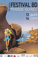 Affiche DANY Festival BD Perros-Guirec 2019 (Olivier Rameau) - Plakate & Offsets