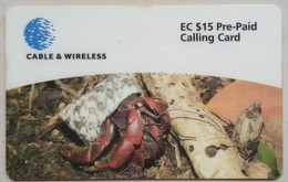 Antigua Cable And Wireless EC$15 ANU-16 Soldier Crab - Antigua And Barbuda