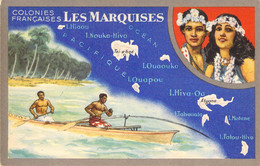 CPA POLYNESIE / TAHITI "Iles Marquises" - Polynésie Française