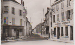 Cpsm 9x14 (77) JOUARRE . Rue Du Petit Huet (Transports Automobile Déménagements / Café -Bar - Librairie R. MILTAT ) - Other & Unclassified