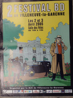 Affiche GOEPFERT Brice Festival BD Villeneuve-la-Garenne 2005 (Les Chemins De Malefosse - Afiches & Offsets