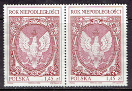 Paire De Timbres Mi 4400 (Rok Niepodleglosci) Non Oblitérés, Sans Gomme - Altri & Non Classificati