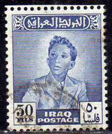 IRAQ IRAK 1950 1951 KING FAISAL II 50f USED USATO OBLITERE' - Irak