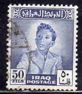 IRAQ IRAK 1950 1951 KING FAISAL II 50f USED USATO OBLITERE' - Irak