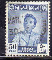 IRAQ IRAK 1950 1951 KING FAISAL II 50f USED USATO OBLITERE' - Irak