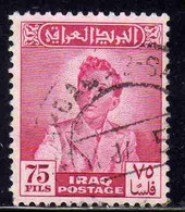 IRAQ IRAK 1948 KING FAISAL II 75f USED USATO OBLITERE' - Irak