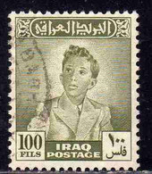 IRAQ IRAK 1948 KING FAISAL II 100f USED USATO OBLITERE' - Irak