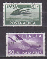 Y6092 - ITALIA AEREA Ss N°154/55 - ITALIE AERIENNE Yv N°141/42 - Luftpost