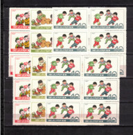 S40892 DEALER STOCK NORTH KOREA 1967 MNH** Children Games 3v Y&T 765/67 X 10 SETS - Corée Du Nord