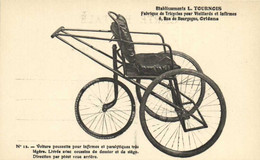 Etablissements L TOURNOIS  Fabrique De Tricycles Pour Vieillards Et Infirmes 6 Rue De Bourgogne Orleans Voiture Poussett - Orleans