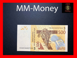 WEST AFRICAN STATES  WAS  "S  Guinea Bissau"   500 Francs  2016  P.  919 S    UNC - West African States