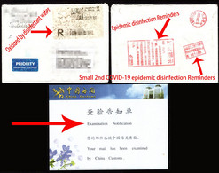 Germany To China,DOUBLE COVID-19 Epidemic Disinfection Reminders CHOPS+Examination Notification - Malattie