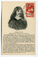 !!! CARTE MAXIMUM DESCARTES CACHET DE LA HAYE DESCARTES DE 1937 - 1930-1939