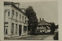 Delden (Ov.) Hotel De Zwaan Met Dependance 1954 - Altri & Non Classificati