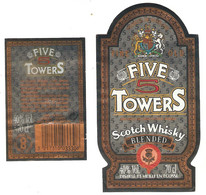 ETIQUETTE WHISKY FIVE TOWERS - Whisky