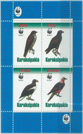 M1995 - RUSSIAN STATE, SHEET: WWF, Birds Of Prey, Falcons, Fauna  R04.22 - Usados