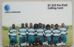 Antigua EC$25 Cable And Wireless  Empire Football Team - Antigua And Barbuda