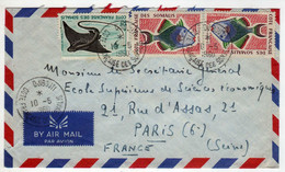 Cote Françaises Des Somalis. :  Lettre Par Avion - Cachet Djibouti - Briefe U. Dokumente