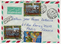 Algérie :  Lettre Par Avion - Cachet  Alger - Paris - Argelia (1962-...)