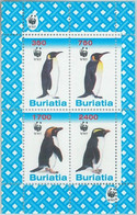 M2008 - RUSSIAN STATE, SHEET: WWF, Penguins, Birds, Fauna  R04.22 - Usati