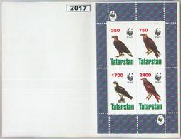 M2019 - RUSSIAN STATE, BOOKLET: WWF, Birds Of Prey, Fauna  R04.22 - Usados
