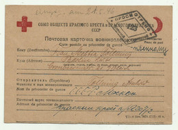 CARTOLINA PRIGIONIERO DI GUERRA CCCP - RUSSIA - CROCE ROSSA 1946 - Guerra 1939-45